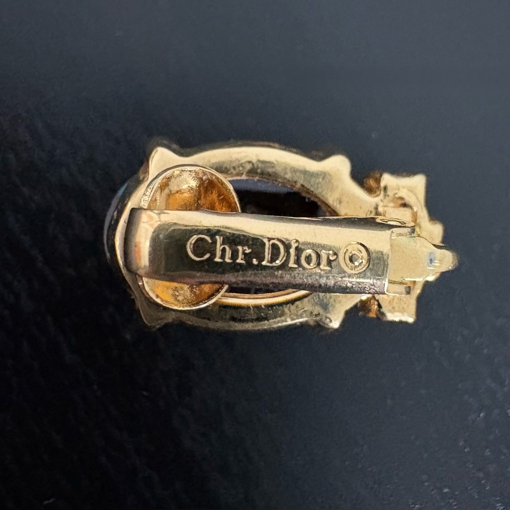 Vintage Dior Clip On Earrings - Picture 7 of 11
